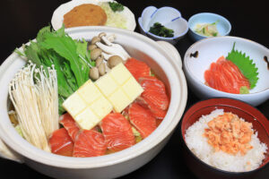 鮭味噌バター鍋 写真