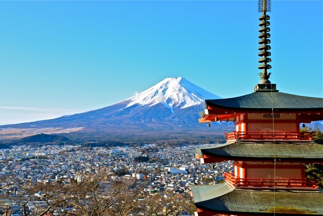 絶景を楽しみたいなら新倉富士浅間神社もおすすめ