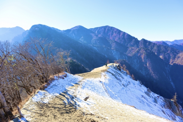 初心者向け山梨冬登山コース