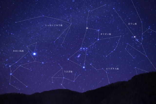 冬の山梨で見られる星座